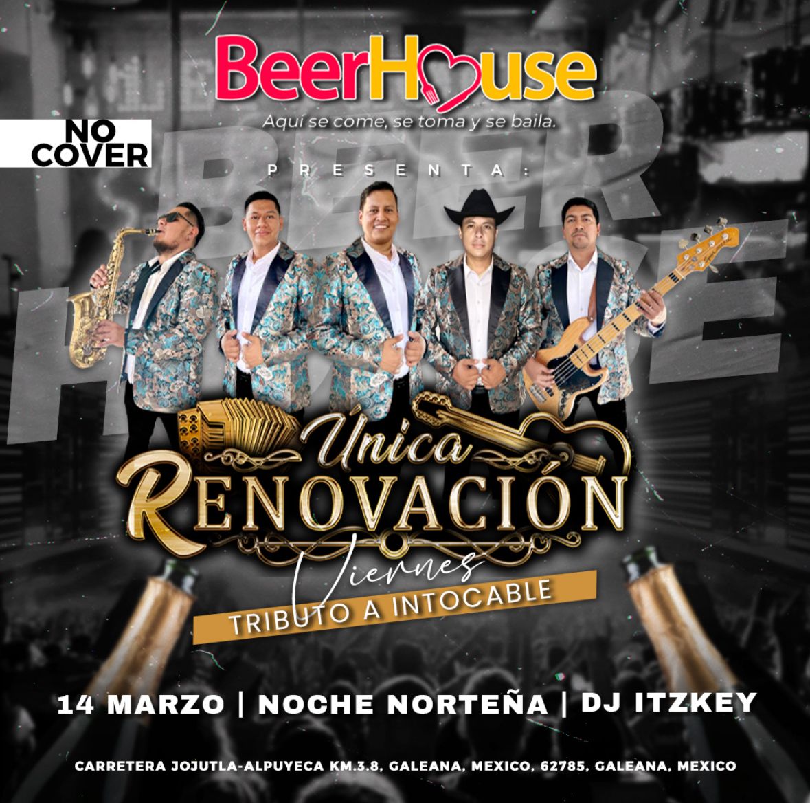 Publicación de Instagram: Atardecer en BeerHouse Teques